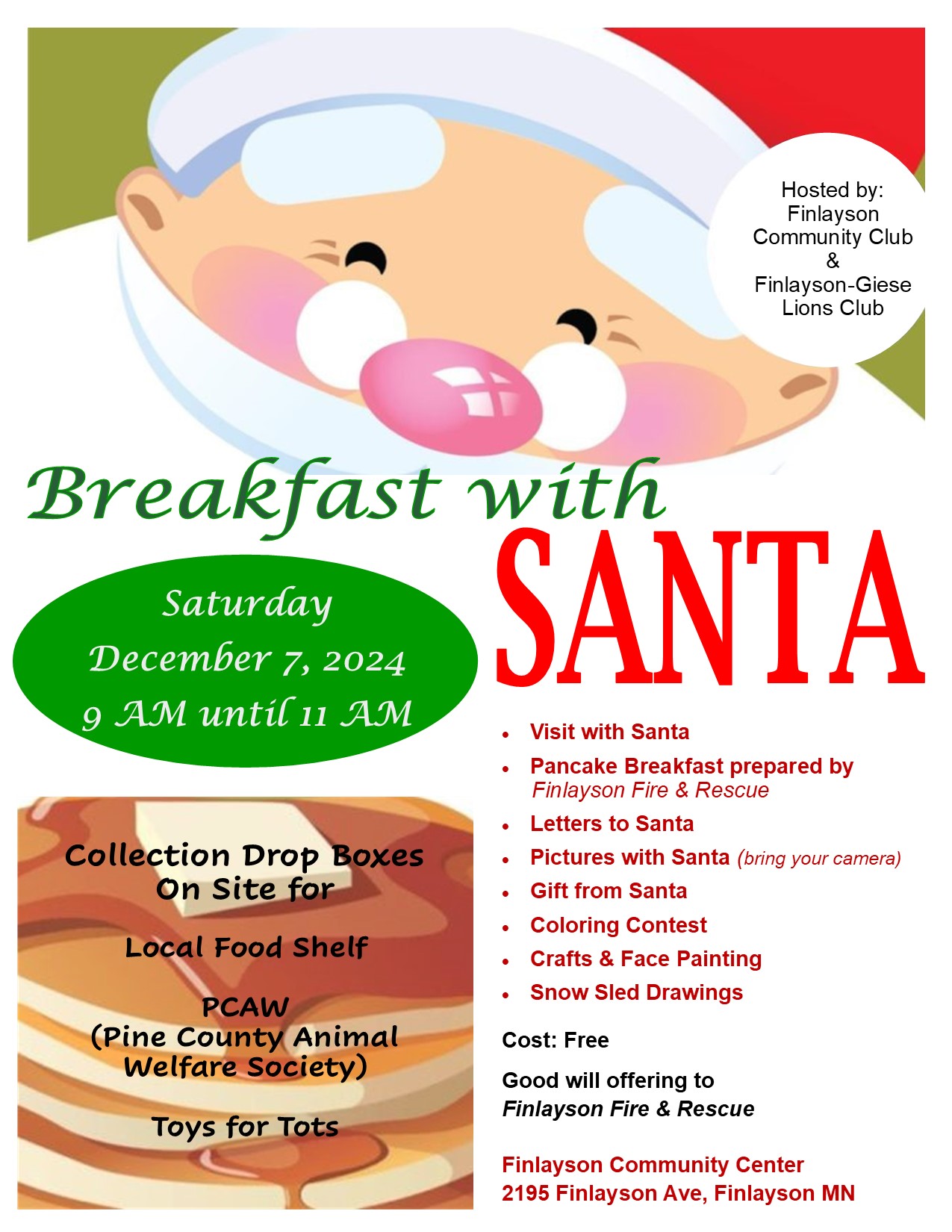 Santa Day Info